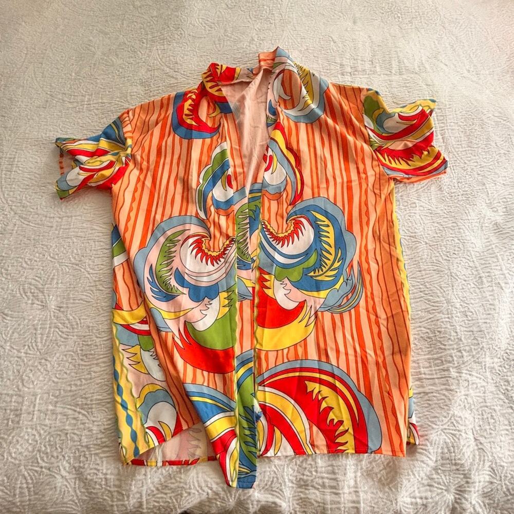 Duster, no brand, wild circus colors